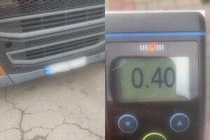 На Волині водій з небезпечним вантажем керував у стані сп’яніння