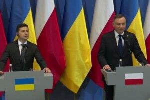 Зеленський обговорив з Дудою псевдореферендуми рф на окупованих територіях України 