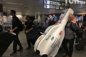 До Києва зі США прилетів військовий оркестр, який візьме участь у параді до Дня Незалежності 