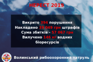 Під час нерестового періоду на Волині 394 рази ловили браконьєрів