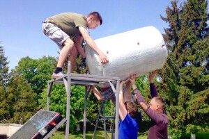 Луцький університет матиме гарячу воду від сонця (фото)