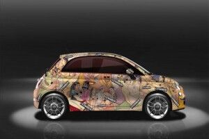 «Fiat 500» розмалювали ілюстраціями з «Камасутри» (фото)
