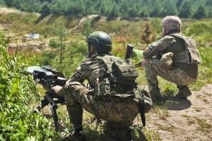 Як на Волині відбувається бойова підготовка прикордонного загону (Відео)