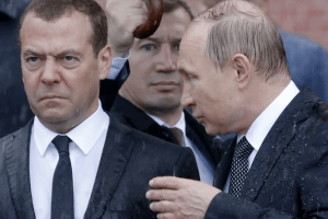 Медведєв збудився через неіснуючу заяву Зеленського про «ядерний удар» по росії