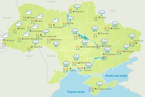 ПОГОДА: завтра – листопад-снігопад... (Карта)