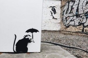 Невже легендарний вуличний художник залишив свої витвори у Києві?