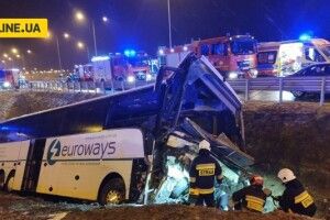 ДТП з українцями у Польщі: показали відео зі злощасним автобусом