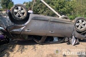 На Волині водійка влетіла в електроопору (Фото)