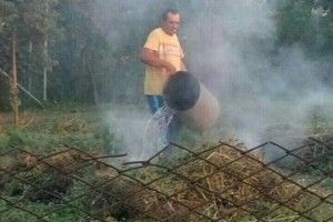 У Луцьку чоловік напустив диму на всю околицю 