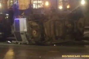 У Луцьку на проспекті Відродження – масштабна ДТП за участі чотирьох автомобілів (Відео, Фото)
