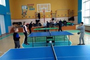 В Голобах - першість ОТГ з настільного тенісу
