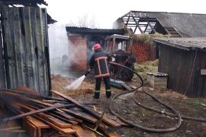 На Камінь-Каширщині сталася пожежа 