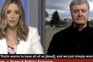 Порошенко в ефірі канадського телебачення закликав не вірити заявам путіна про Маріуполь