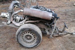 На Рівненщині натовп бурштинокопачів відбив у поліцейських квадроцикл з мотопомпою