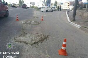 Водій бетоновоза заплатить за забруднення луцького асфальту (фото)