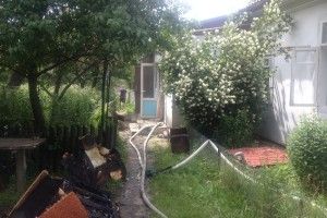 На Рівненщині у власному будинку згорів пенсіонер (фото)