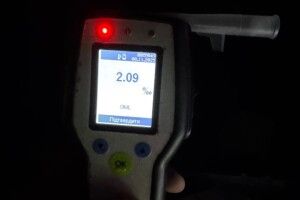 На Волині спричинила ДТП водійка, в крові якої алкоголь перевищував допустиму норму в 10 разів 