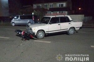 Підлітки-мотоциклісти травмувалися у ДТП