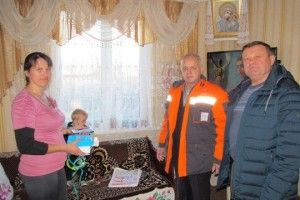Багатодітна мама виграла смартфон в акції «Волиньгазу»