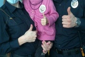 Рівненські патрульні «нагрянули» в дитяче онкогематологічне відділення (фото)