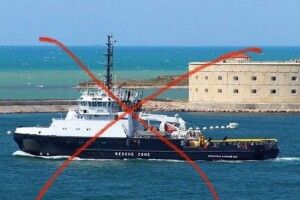 Українці загарпунили ще один російський корабель