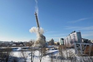 У Росії підірвали телевежу (ВІДЕО)