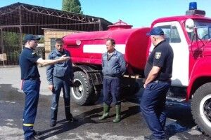 У Луцькому районі відбувся огляд-конкурс підрозділів місцевої пожежної охорони