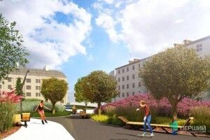 У Луцьку облаштовують трояндовий сквер