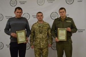 Лісівники Волині отримали нагороди від військових