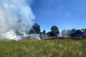 На Волині рятувальники мчали на пожежу в прилуцьке село
