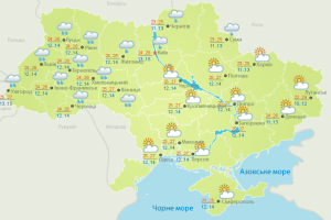 Погода: дощ і грозу обіцяють на ніч і на завтра (Карти гідрометеоцентру і пісня)