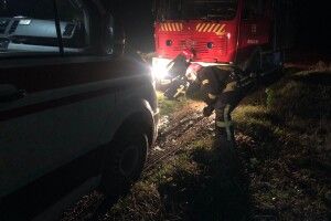 Вночі дорогою до Луцька застрягла швидка допомога 