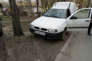 Міськрада закликає лучан активніше «стукати» на сусідів, які паркують автівки на газонах (фото)