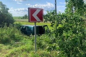 На Рожищенщині п’яний водій злетів у кювет