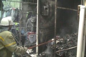 У Харкові сталася пожежа на ринку Барабашова