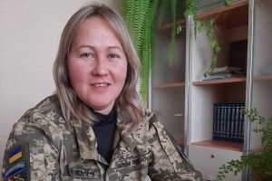 Після загибелі чоловіка-Героя Ірина Хвас, мама двох дітей з Волині стала військовослужбовцем