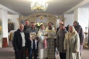 Перше вінчання у храмі святого пророка Іллі міста Каменя-Каширського