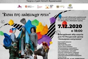 У волинському театрі – благодійна вистава про мрії