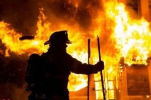 На Волині горіла хата та хлів