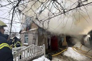 Монахи-пожежники з Волині загасили першу пожежу (Фото)