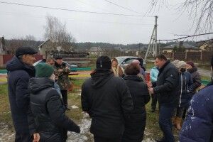 На Волині жителі вимагали від міського голови припинити вирізувати дуби 