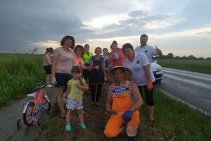 «Квітучий прапор України» збільшився на 2 км і простягнувся вздовж дороги Луцьк-Жидичин (Фото)