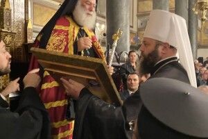 Патріарху Олександрійському та всієї Африки подарували ікону волинських майстрів