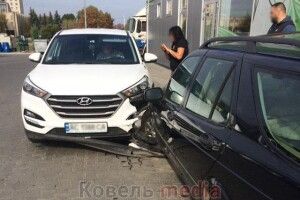 У місті на Волині на автозаправці – ДТП (Фото)