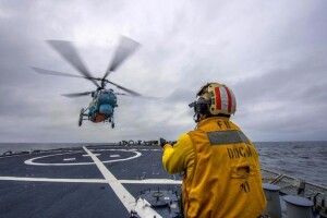 Українська морська авіація тренувались разом з кораблями НАТО 