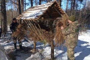 У нацпарку на Волині подбали про лісових мешканців (Фото)