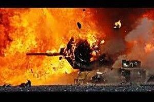 Варто глянути: російський танк дуже мальовничо розлетівся на друзки (Відео)