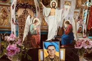 На Волині громада провела в засвіти захисника