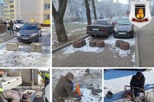 У Луцьку муніципальна варта звільняє дороги від самобудів (Фото)