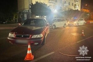 Наздогнав і «поцілував»: у Луцьку зіткнулися два авто